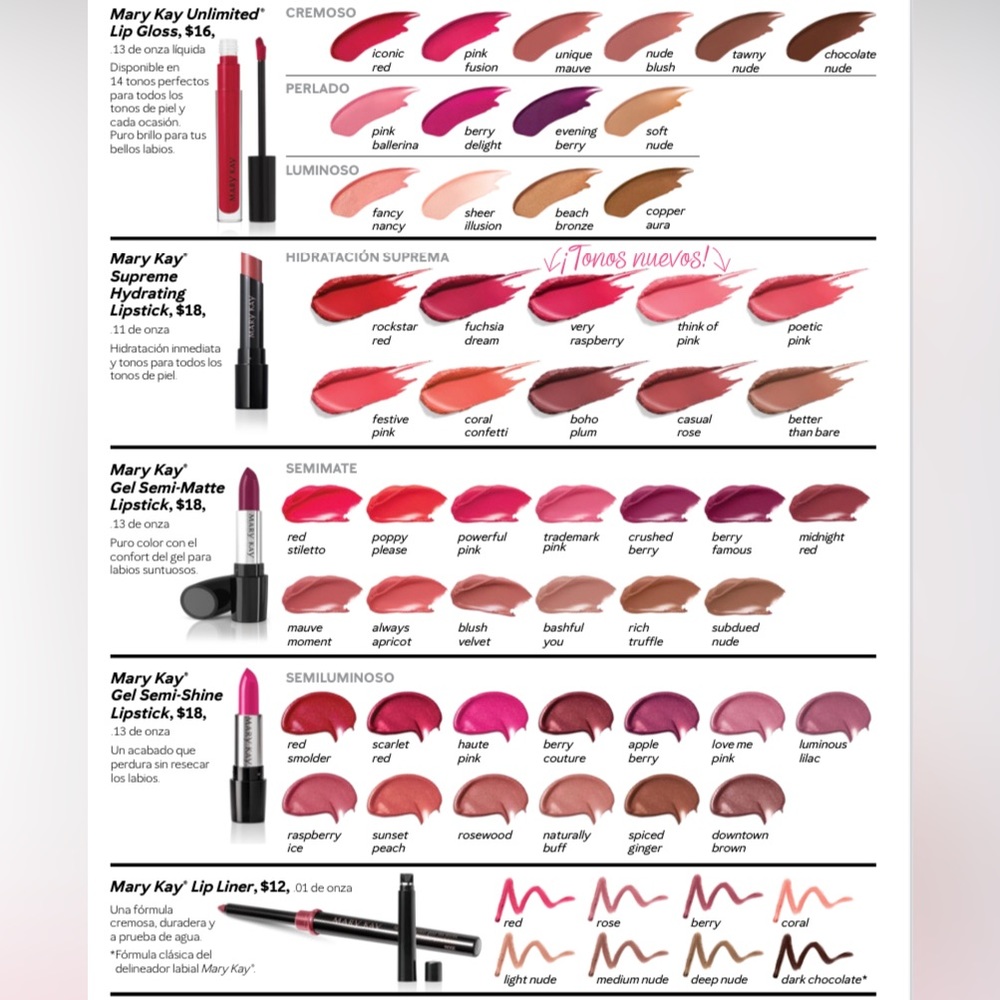 MARYKAY LIPSTICKS